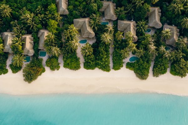 Villas Soneva Fushi vues du ciel © @thedronebook - Soneva Fushi