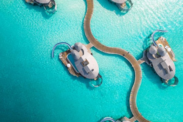 Villas vue du ciel © Aksham Abdul Gadhir / @ishotmaldives / for Soneva